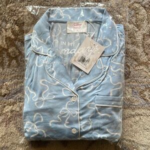 In My Sunday Blue Pajama Set